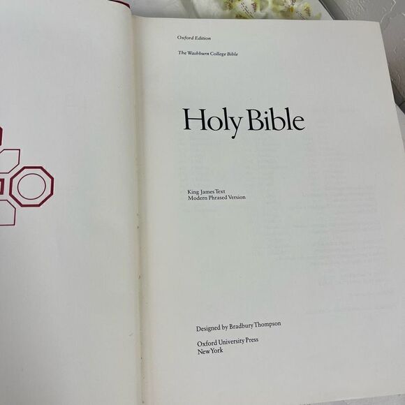 Washburn College Bible Used condition - Picture 3 of 8
